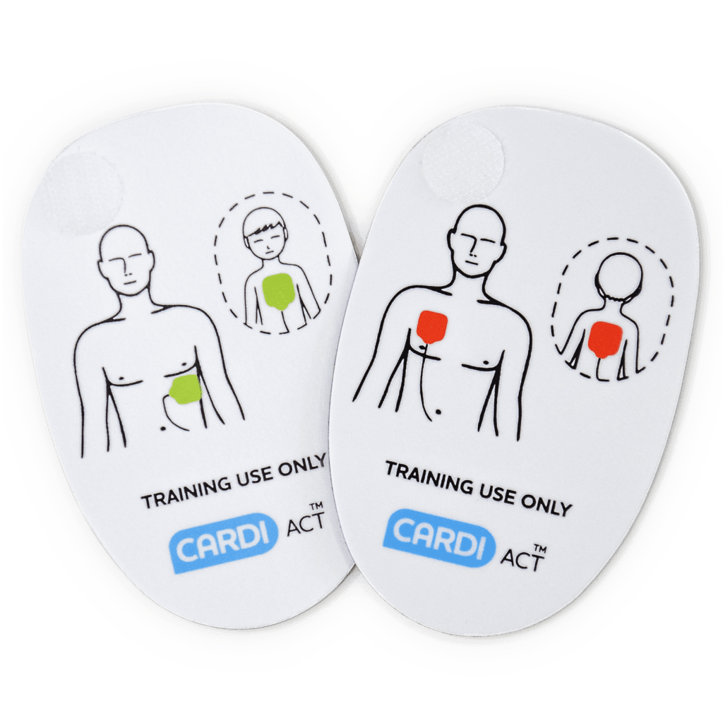 Pads Enfant De Remplacement Pour Entraînement Défibrillateur AED - 1 Paire, Neufs